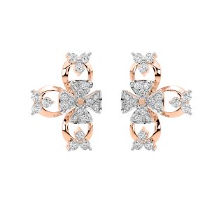 Arianna Round Diamond Stud Earrings